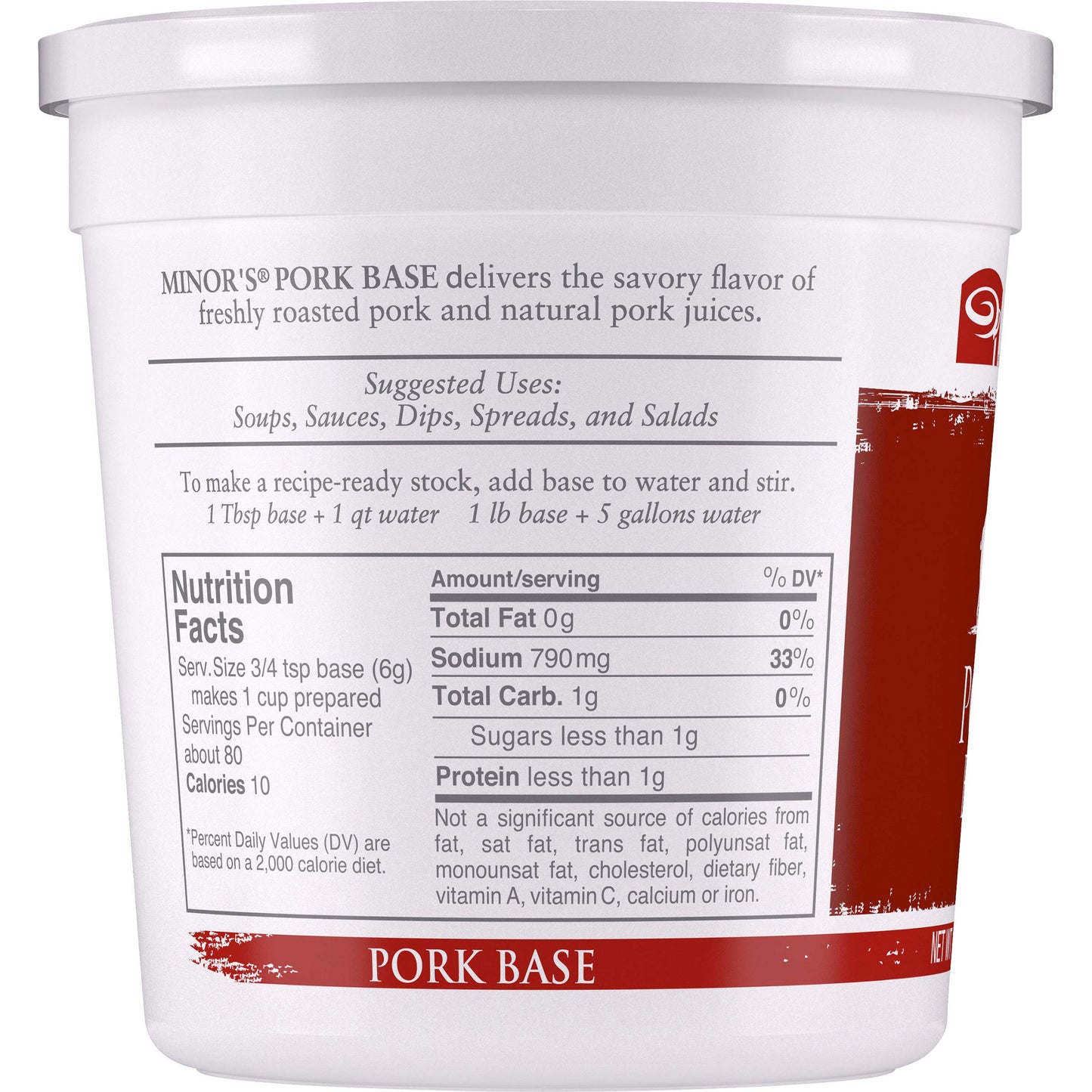Minor's Pork Base, 16 Ounce