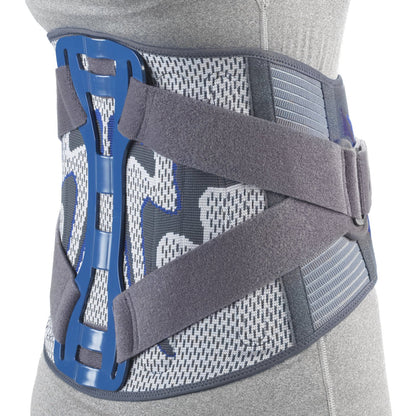 OTC Lumbosacral Back Splint, Theratex Spinal Maximum Support, Gray (Rigid Splint), X-Large