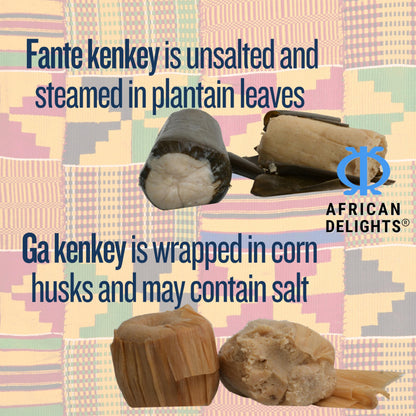 Wala GA Kenkey Authentic Kenkey - Ghanaian Food, African Food Kenkey | Delicious Kenkey, Accra Kenkey, and Wala Ga Kenkey for Cultural and Family Meals | Ga Kenkey Ghana | Four Balls of Kenkey
