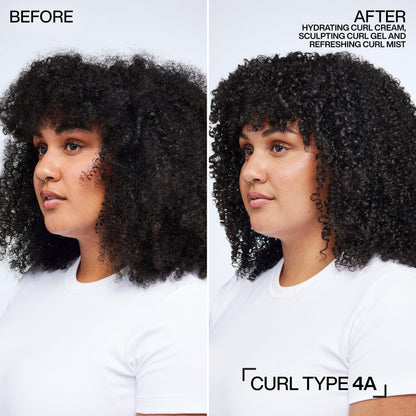 Redken Hydrating Curl Cream - 72 Hour Curl Definition, Heat Protection up to 450°F, Hydrates & Reduces Frizz, With Squalane & Jojoba Oil