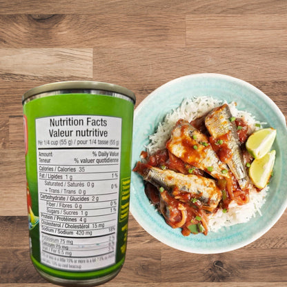 555 Sardines in Tomato Sauce 5.5oz (155g), 6 Pack