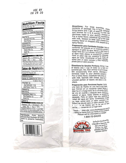 Casa Corona Instant Mexican Style (Refried Beans 3lb Bag)