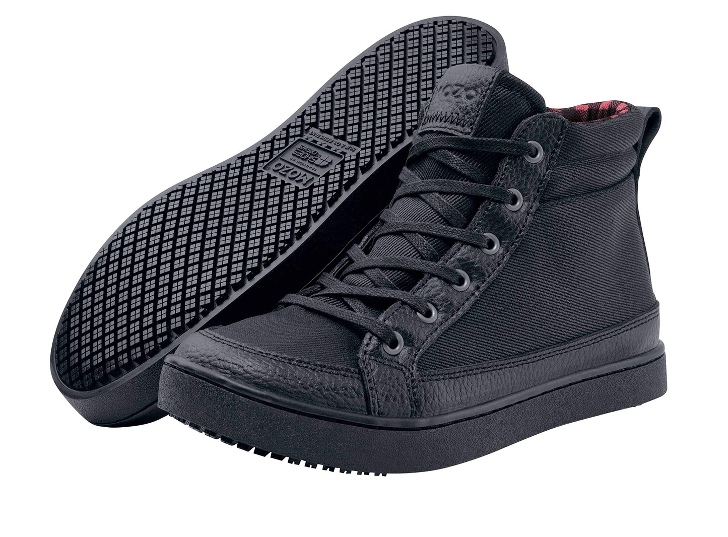 MOZO Women's Slip-Resistant Food Service Shoes - Comfortable, Non-Slip Safety Shoes for Women - High-Top Kitchen Sneakers for Chefs, Servers, Bartenders - Padma