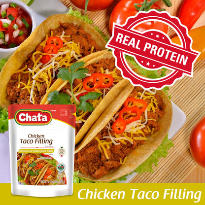 Chata Chicken Taco Filling Pouch 7 OZ