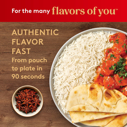 Royal Basmati Rice - Ready to Heat Basmati Rice - (6 Pack) 8.5 oz Microwaveable Pouch