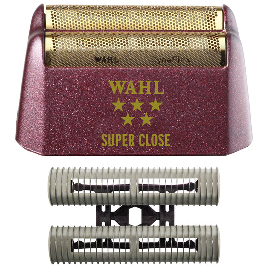 Wahl Professional 5 Star Series Shaver Shaper Replacement Foil & Cutter Bar Assembly, Super Close, Gold