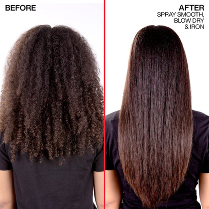 Redken Spray Smooth Anti Frizz Hair Spray | Frizz Control and Heat Protection | Instant Smoother | With Citric Acid | Paraben, Sulfate & Silicone-Free| 2 Oz
