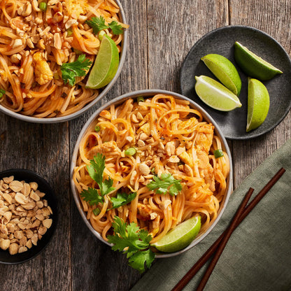 Thai Kitchen Stir Fry Rice Noodles, Gluten Free, Non GMO, Two Ingredients, Quick Cook, For Pad Thai and Other Stir-Fry Dishes, 14 oz