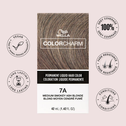WELLA Color Charm Permanent Liquid Hair Color for Gray Coverage, Natural Blonde