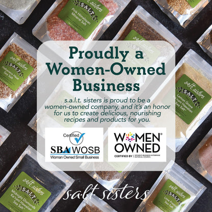 s.a.l.t. sisters All Purpose Brine | All-Natural, Gluten Free, Non-GMO | Flavor Up to 18 lb of Turkey, Chicken, or Pork | Resealable Pouch, Roasting Bag Sold Separately | 10 oz.