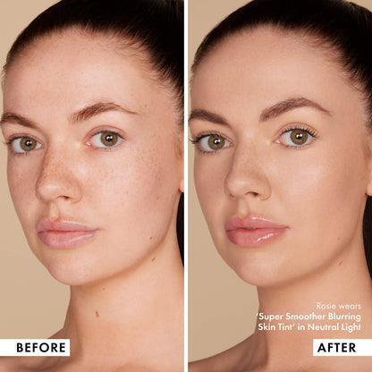 ICONIC LONDON Super Smoother Blurring Skin Tint | Light to Medium Coverage, Hydrating, Ultra-Lightweight Tinted Moisturizer, Cruelty-Free, Vegan Makeup