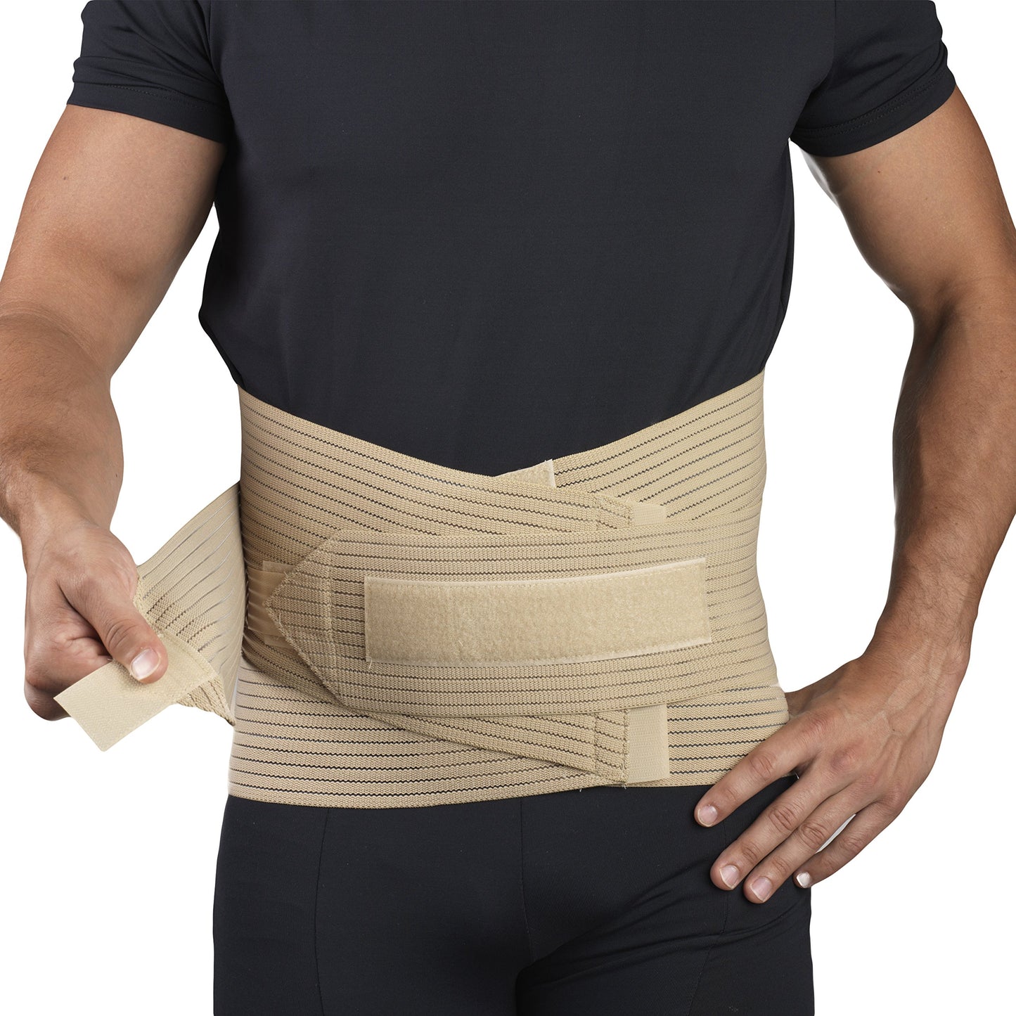 OTC Lumbo-Sacral Support, Abdominal Uplift, 11-Inch Lower Back, Elastic