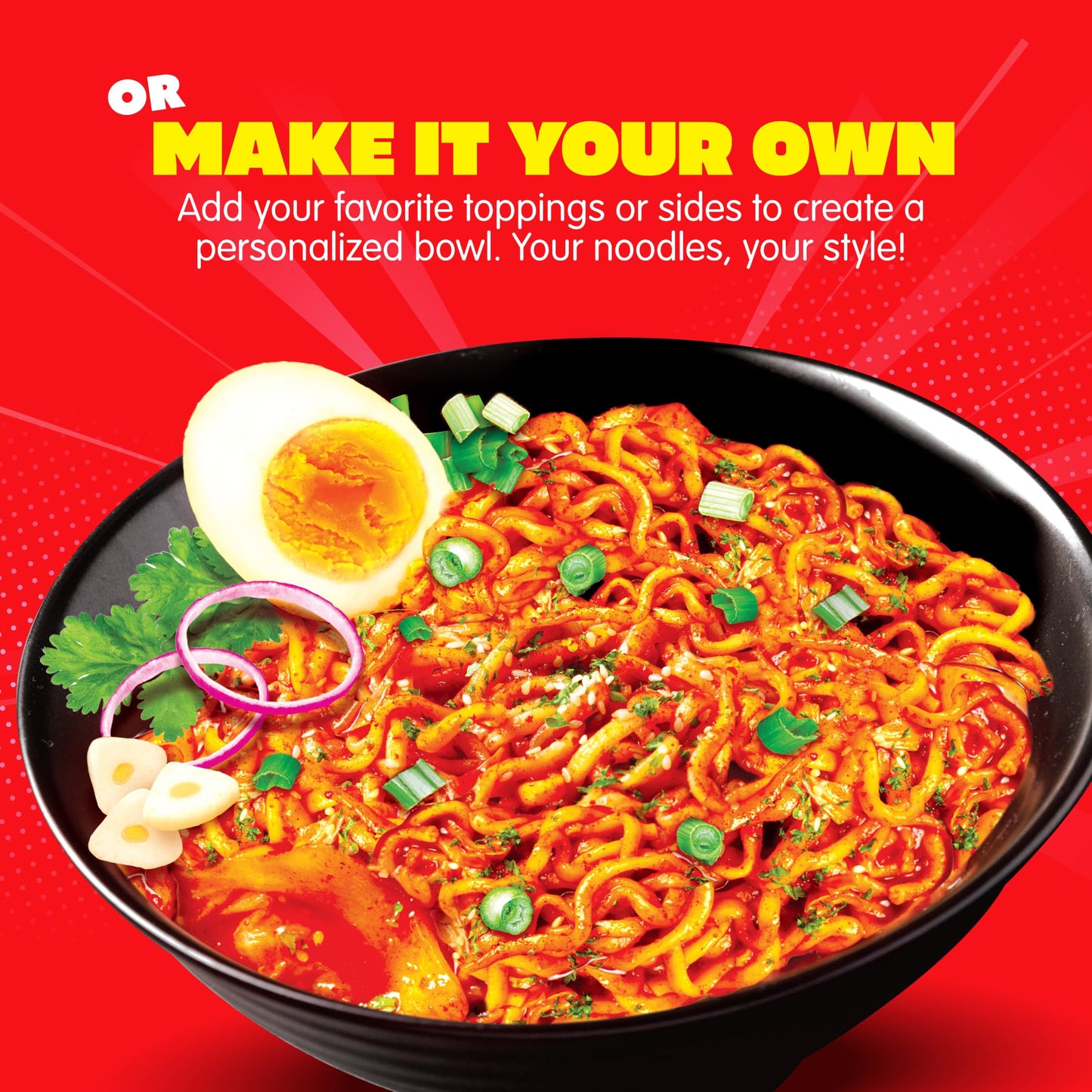 Mi Sedaap Korean Spicy Chicken Instant Fried Ramen Noodles (Pack of 40) – Made with Fresh Chili