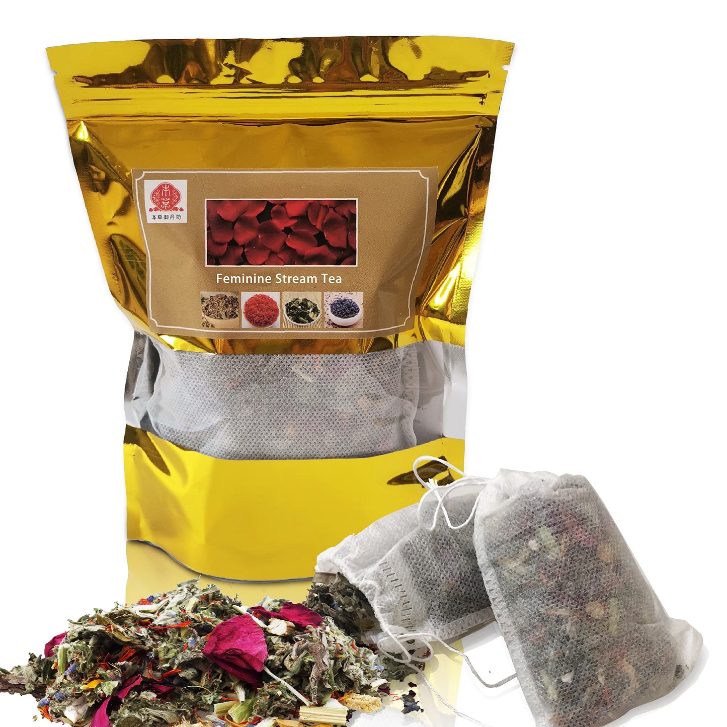 Yoni Steam Herb for Women pH Balance, Natural Feminine Vaginal Herbs Cleansing Rejuvenate, Herbal Blend, 7 Filter Bags Vaginal Herbs