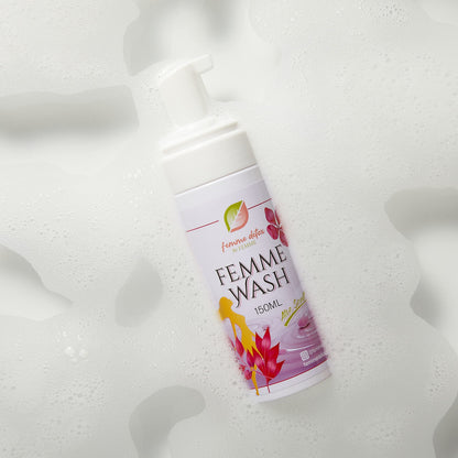 Femme Detox Femme Wash Natural Feminine Wash For Women Sulfate-Free and Paraben-Free Feminine Care to Help Restore pH Balance for Women | 150 ML