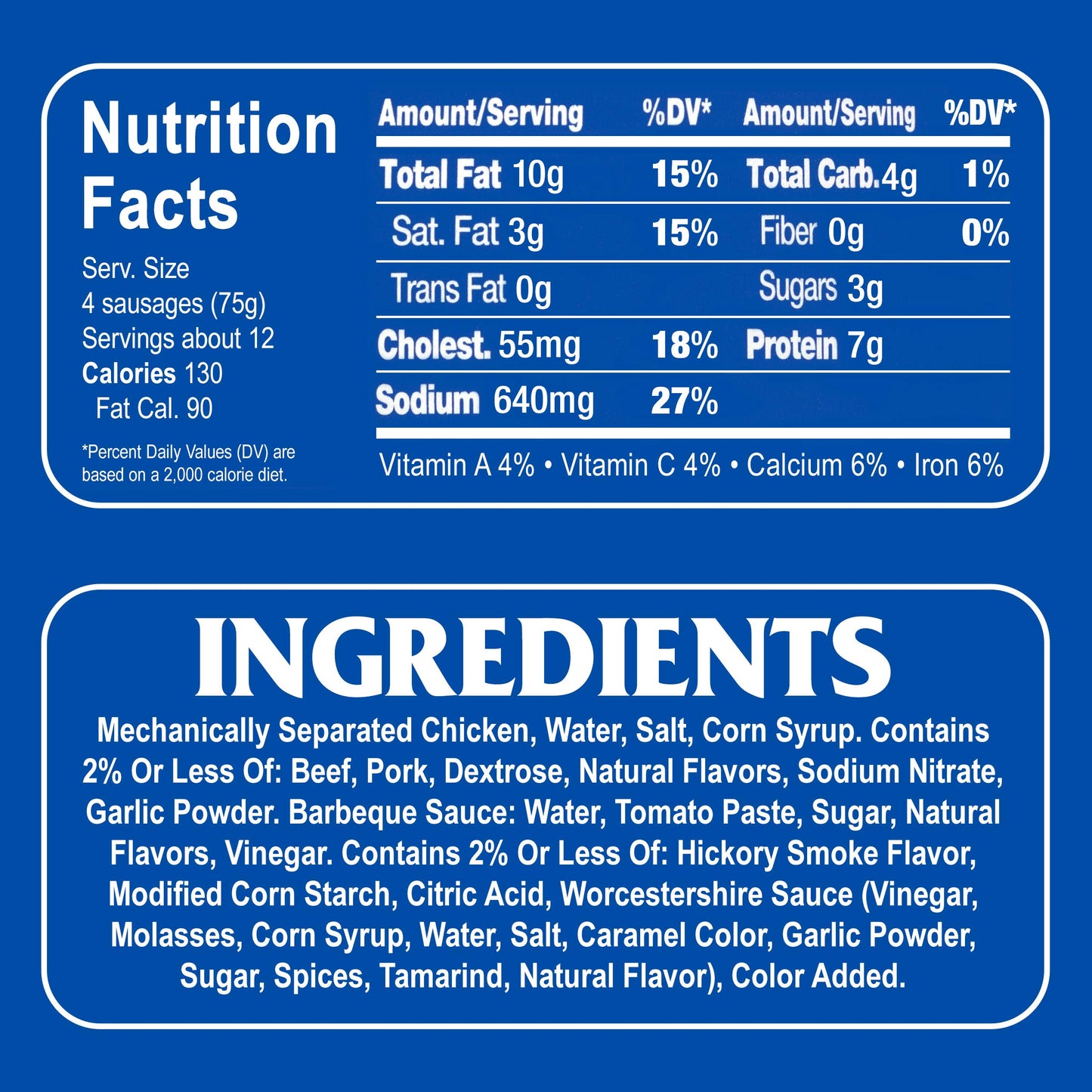 Armour Star Vienna Sausage, Barbecue Flavored, Canned Sausage, 4.6 oz (Pack of 6)