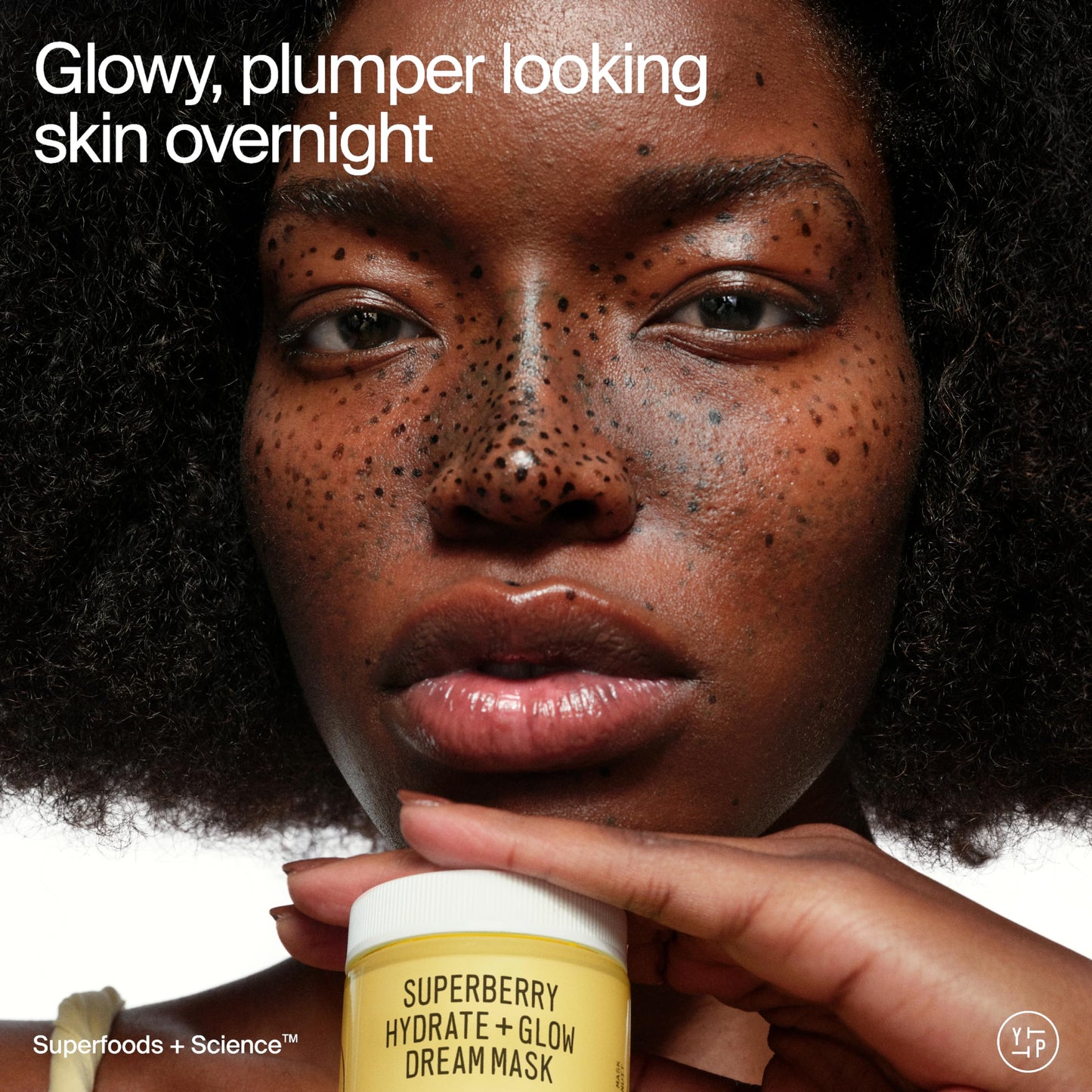 Youth To The People Superberry Dream Mask - Hyaluronic Acid + Vitamin C Face Moisturizer + Overnight Facial Mask, Hydrates + Plumps + Brightens Skin, Evens Skin Tone, For Dry + Dull Skin, Non-Greasy