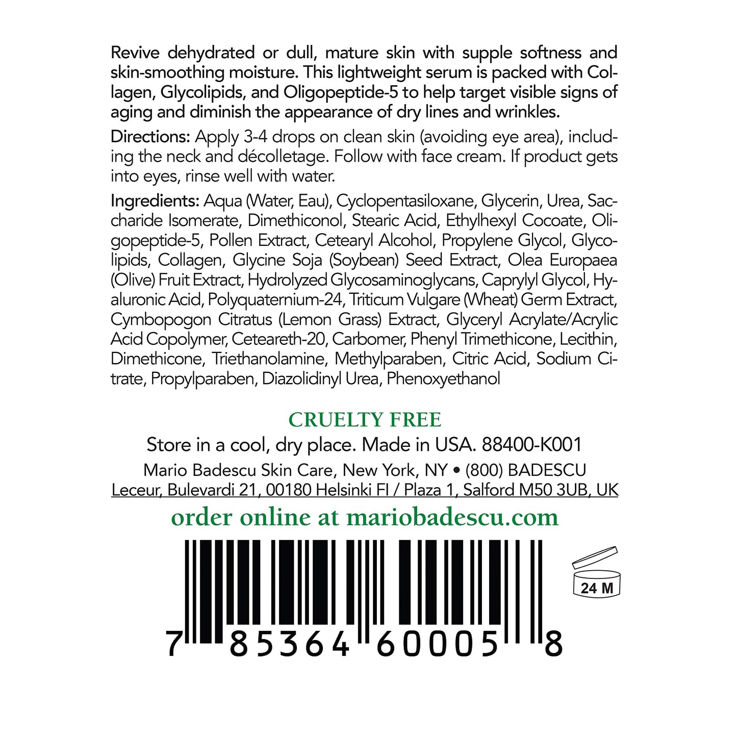 Mario Badescu Corrective Complex Emulsion Multi-corrective Face Serum | Lightweight, Anti-aging Skin Care Serum | Face Care that Softens Dry Fine Lines & Wrinkles | 1 Fl Oz