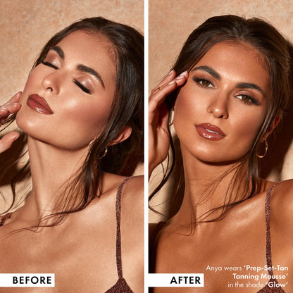 ICONIC LONDON Prep Set Tan Mousse | Long Lasting, Sun Kissed Skin, Bronze Glow, Cruelty-Free, Vegan Makeup