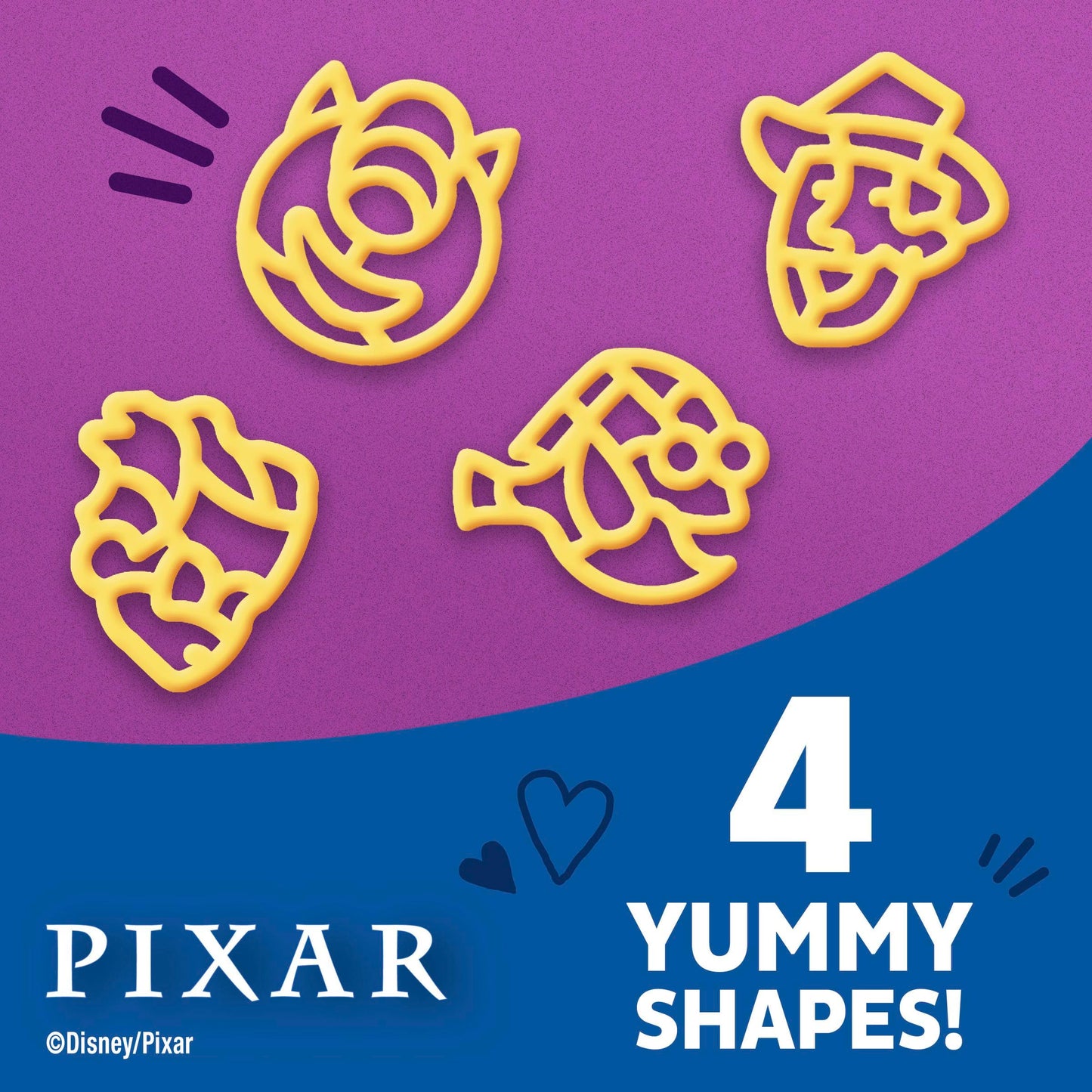 Annie's Disney Pixar Pasta and Cheddar, Made with Organic Pasta, 6 oz (Pack of 12)
