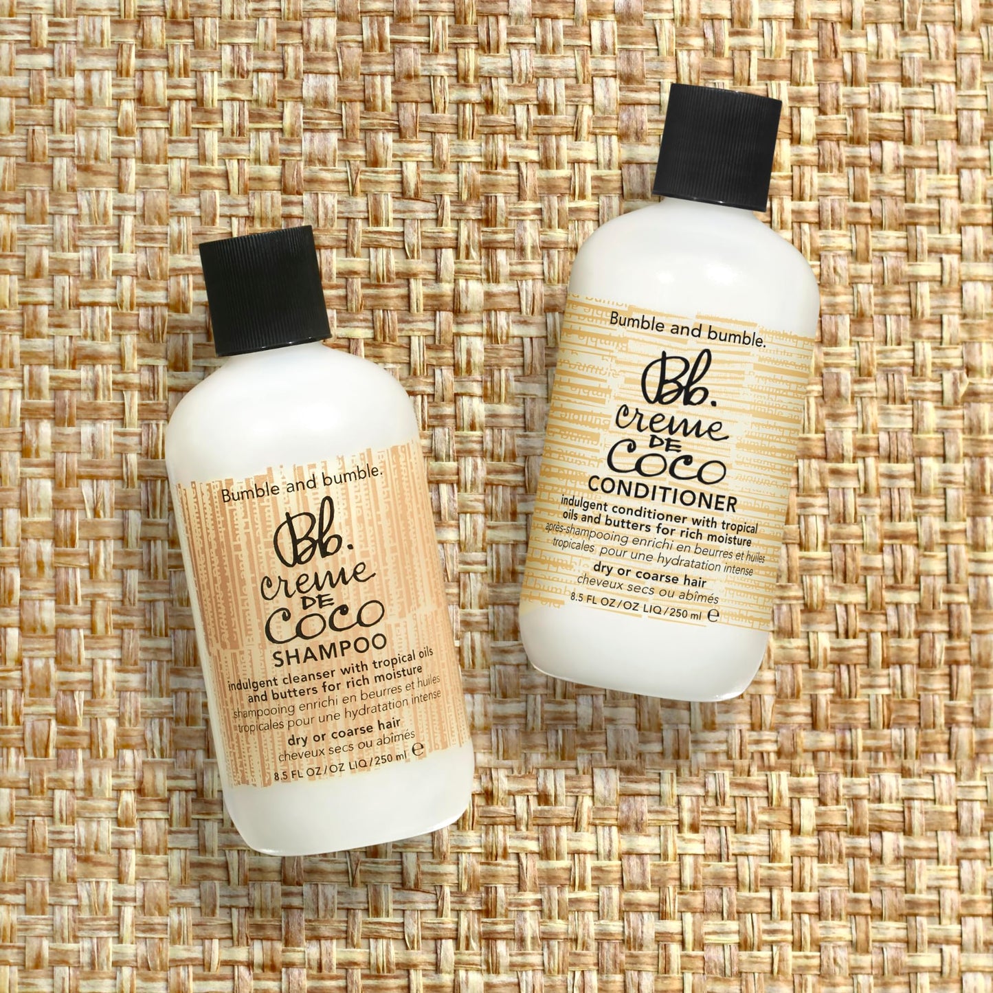 Bumble and bumble. Creme De Coco Shampoo | Provides Rich Moisture and Shine | Reduces Frizz | With Coconut Kukui Nut Murumuru Butter | For Dry Medium to Thick Curly, Wavy, Straight Hair