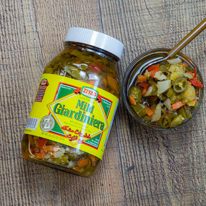 Ziyad Giardiniera Mediterranean Peppers Mix, Mild, 32 Ounce