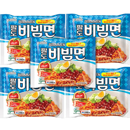 Paldo Bibim Cold Noodle Instant Ramen 5 pack