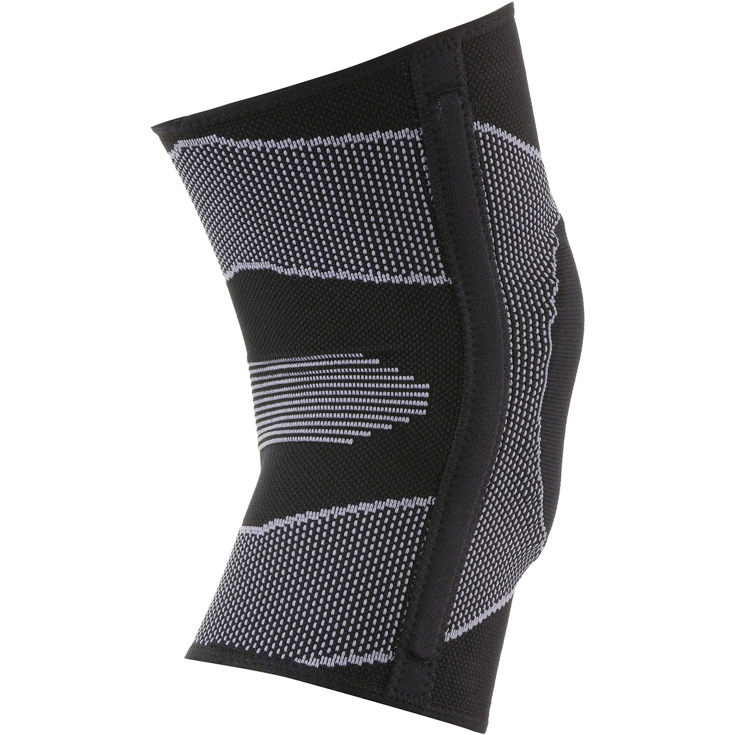 McDavid Elastic Compression Knee Sleeve with Gel Pad. 4-Way Elastic Brace with Strays. For Stability, Recovery, Injury, Walking, Running Pain. Left and Right Leg. Patella Support.