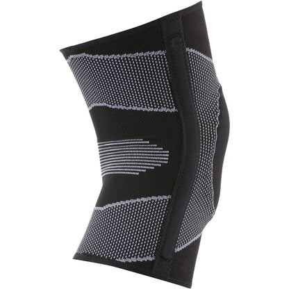 McDavid Elastic Compression Knee Sleeve with Gel Pad. 4-Way Elastic Brace with Strays. For Stability, Recovery, Injury, Walking, Running Pain. Left and Right Leg. Patella Support.
