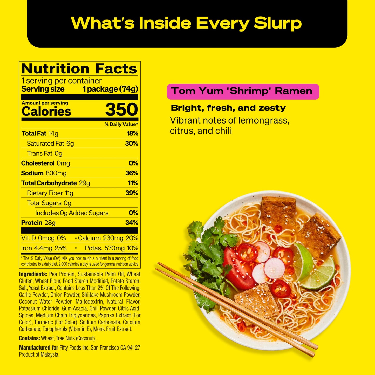 immi Variety Pack Ramen – Spicy “Beef,” Black Garlic “Chicken” & Tom Yum “Shrimp” – Vegan, High Protein Ramen Noodles – Low Carb, Zero Sugar – Healthy Keto-Friendly Ramen Bowls, 6-Pack