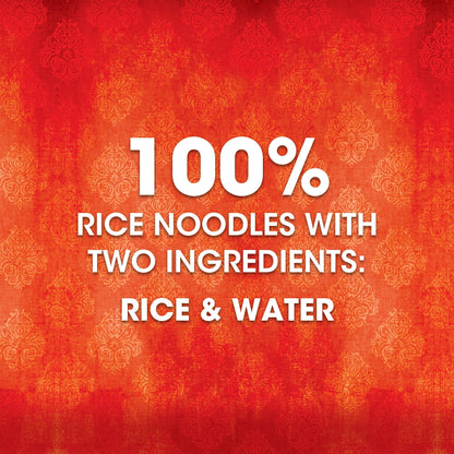 Thai Kitchen Stir Fry Rice Noodles, Gluten Free, Non GMO, Two Ingredients, Quick Cook, For Pad Thai and Other Stir-Fry Dishes, 14 oz