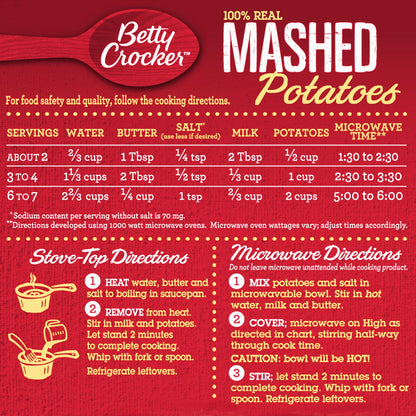 Betty Crocker Gluten Free Potato Buds Potatoes, 13.75 oz