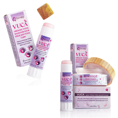 Vulva Balm (2 pcs Bundle: 2 + 0.5 + 0.5 oz); Vulva Cream; Vulva Moisturizer for Women; Yoni Cream for Vaginal Dryness Relief; Feminine Relief Care Balm; for external use only