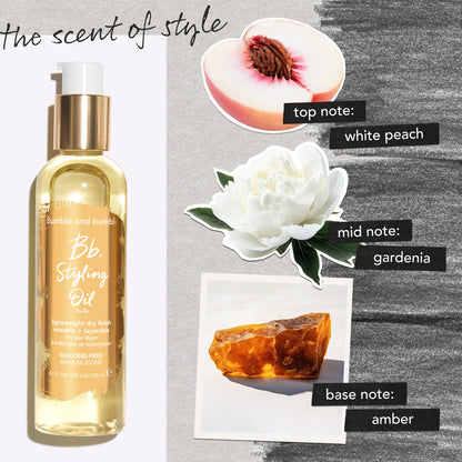 Bumble and bumble. Styling Oil | Lightweight, Dry Finish, Silicone-Free | Heat Protectant | Split End Prevention + Anti-Frizz | For All Hair Types