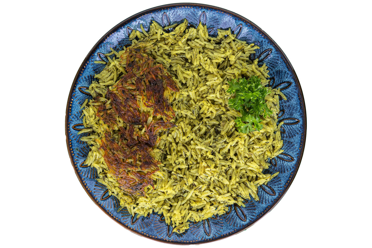 Sadaf Sabzi Polo - Herb Basmati Rice Mix - Traditional Middle Eastern Meal - Arroz Basmati Mix - Authentic Persian Cuisine - Kosher - 12 Oz