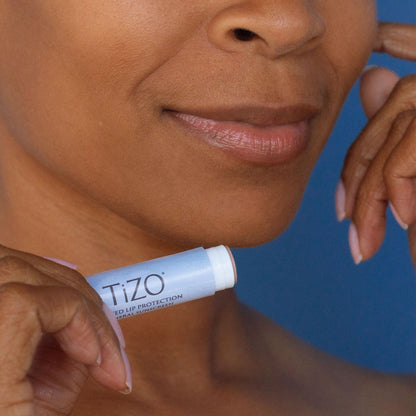 TiZO Lip Protection | Tinted | Broad Spectrum Sunscreen | UVA/UVB Protection | For all skin types | Titanium Dioxide and Zinc Oxide | 0.14 oz / 4.5 g