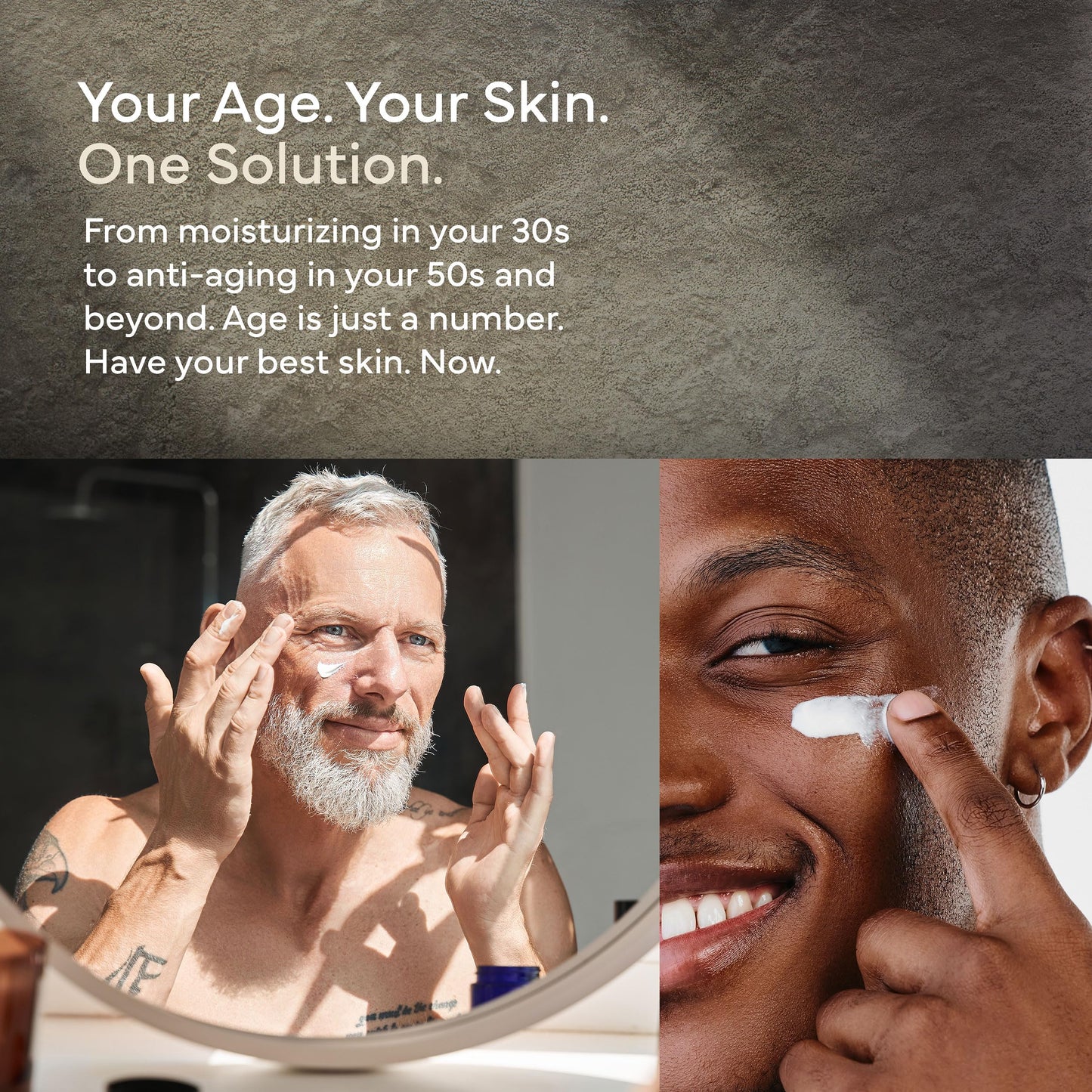 SEACRET Men’s All-in-One Face Moisturizer & Aftershave - 4-Month Supply, Anti-Aging Cream with Niacinamide & Adenosine, Non-Greasy Daily Hydration for Sensitive Skin, 4.4 fl oz