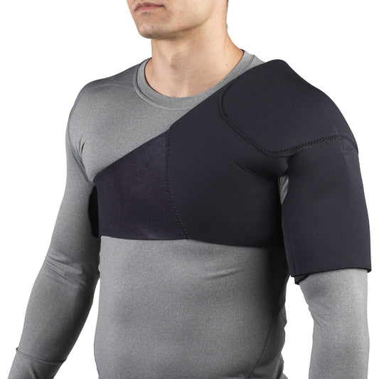 OTC Shoulder Support, Brace and Post-Surgical Protector, Neoprene, Medium