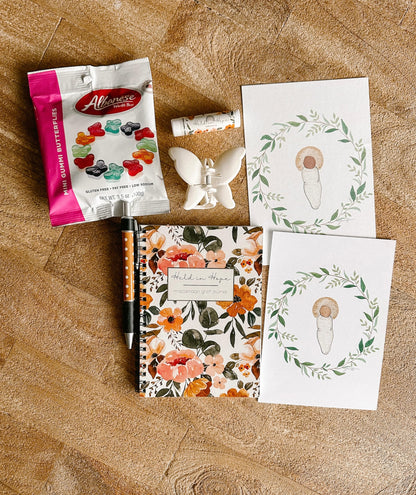 Miscarriage Kit-Kit with Supplies, Educational Materials, and Care Items for Women Experiencing First Trimester Pregnancy Loss (Dark Skin Tone)