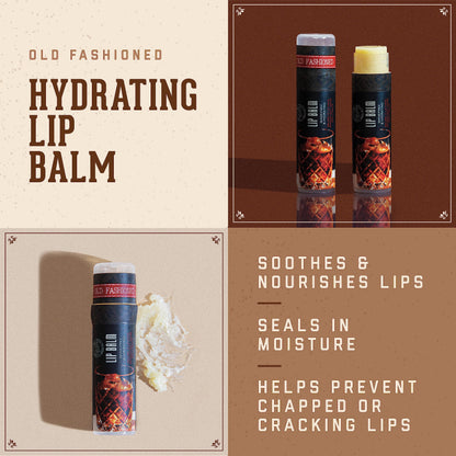 18.21 Man Made Lip Balm - Lip Protectant Hydrates & Moisturizes with Beeswax, Cocoa Butter & Vitamin E - For Chapped and Dry Lips