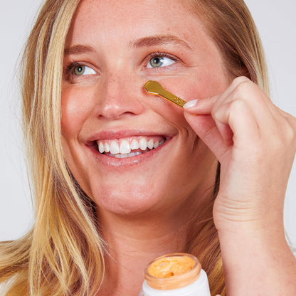 Ogee Botanical Eye Balm - Certified Organic Brightening Eye Cream for Dark Circles and Puffinesss - Made with Natural Retinol Alternative & Hyaluronic Acid
