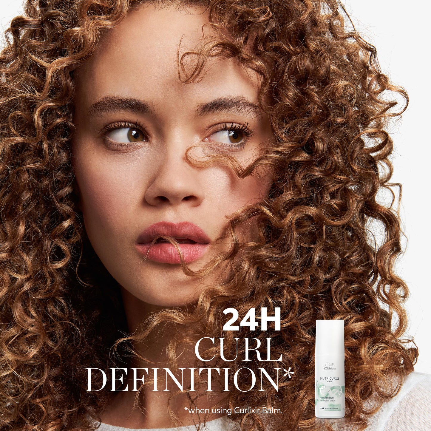 Wella Professionals Nutricurls Curlixir Balm | Defining Leave-in Cream for Curls | Intense Nourishment | Soft Hold & 24H Curl Definition | 5.07 Fl Oz