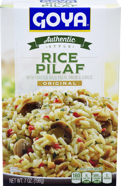 Goya Foods Authentic Style Rice Pilaf Mix, 7 Ounce (Pack of 12)