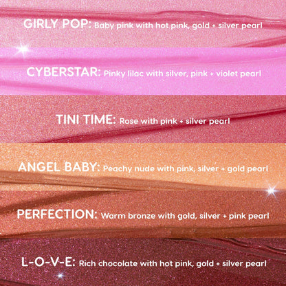 ColourPop So Juicy Plumping Lip Gloss Balm - Hydrating Lip Gloss & Balm with Peptides & Pearl Finish - Non-Sticky Formula - Visibly Plumps Lips & Delivers Buildable Color - Tini Time (0.07 oz)
