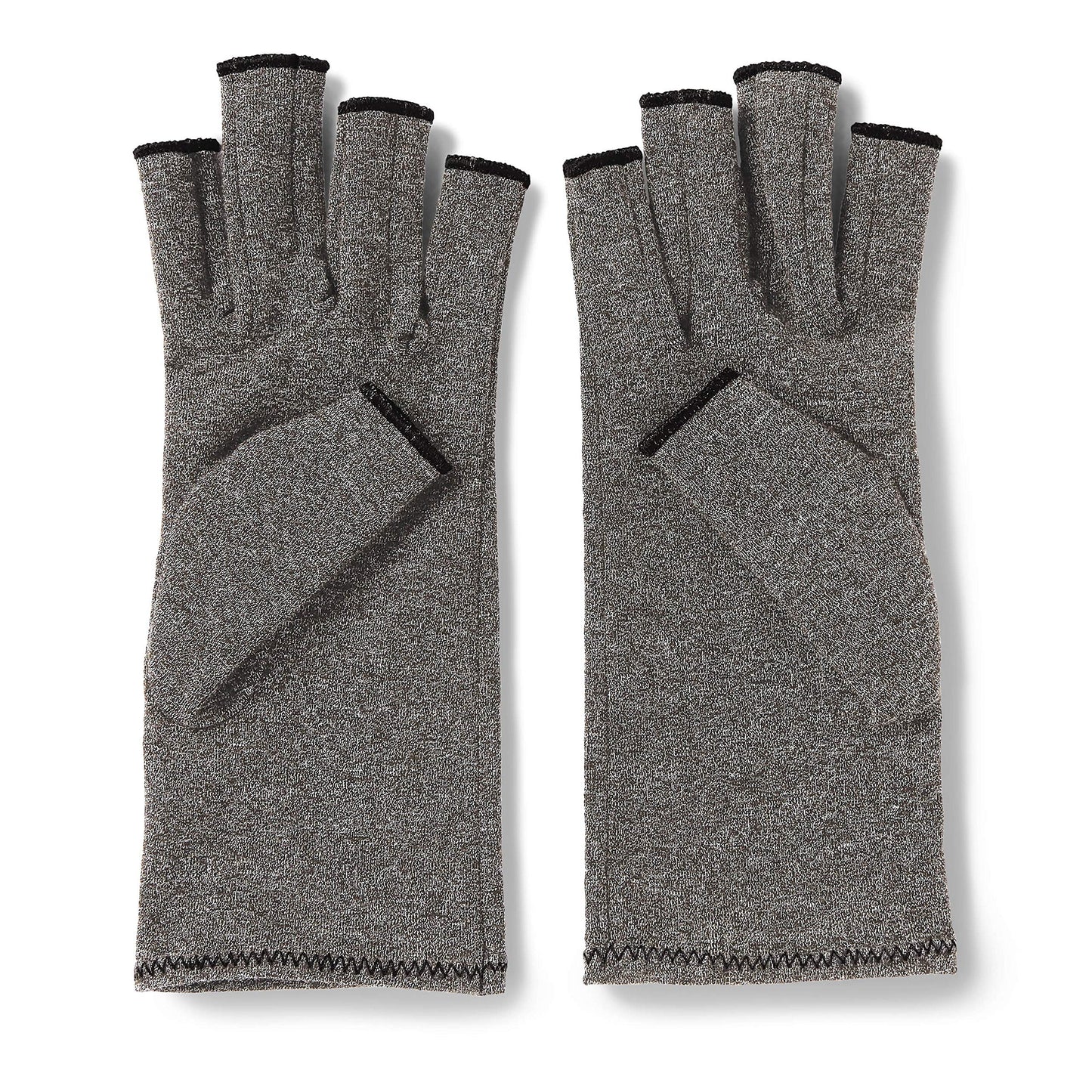 CURAD Arthritis Relief Compression Gloves, Large, Gray, 1 Pair