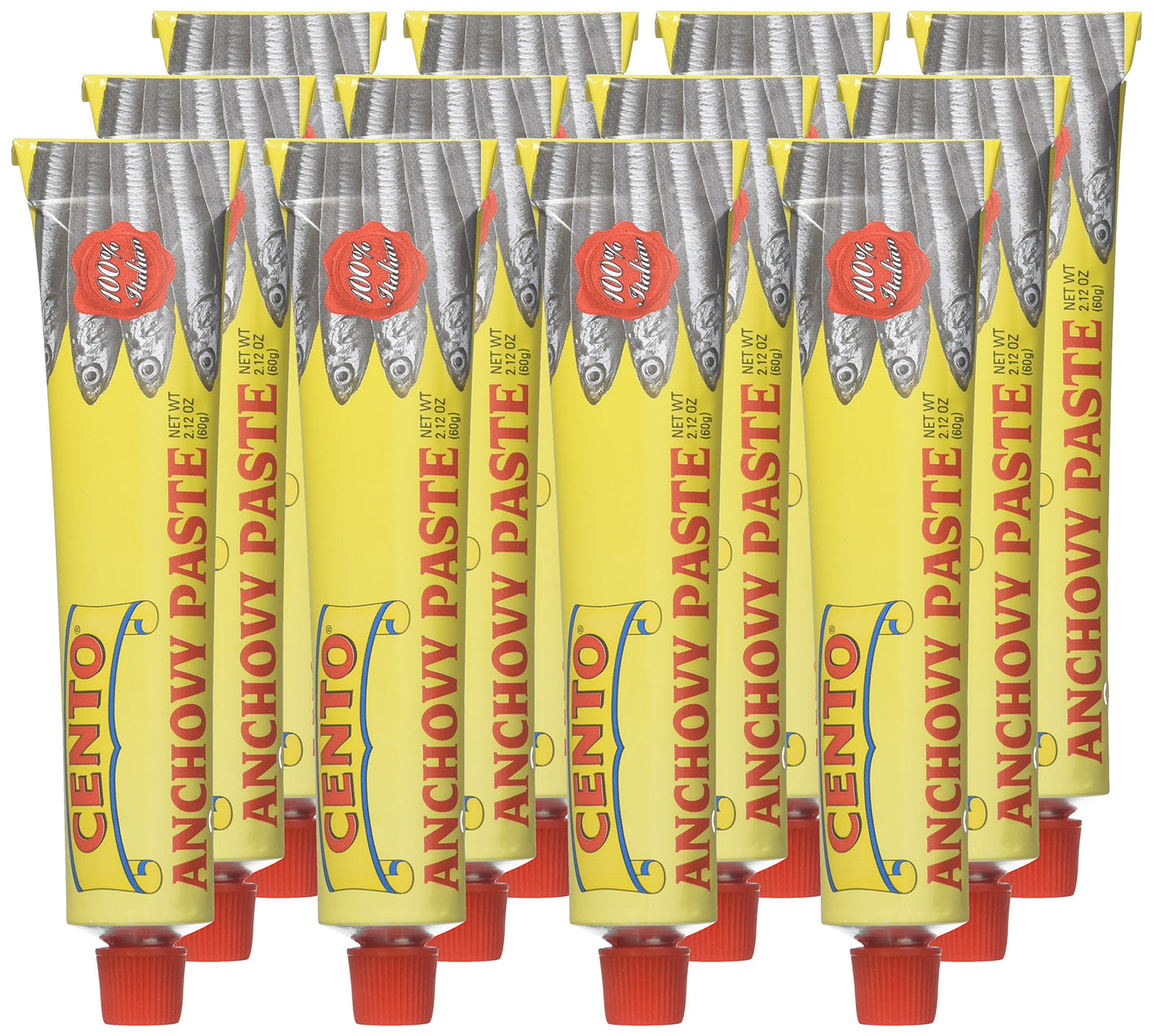Cento Anchovy Paste 100% Italian, 2.12 Ounce (Pack of 12)