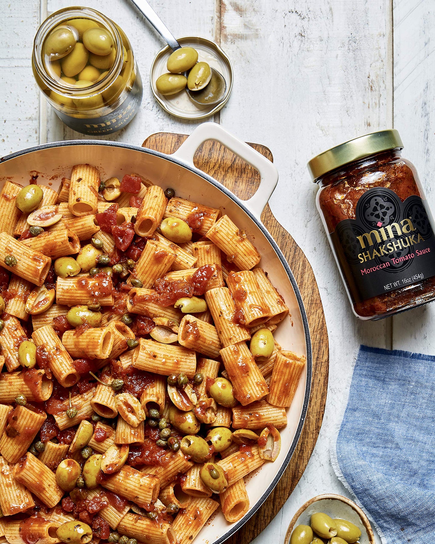 Mina Shakshuka Sauce, Moroccan Tomato Sauce, 16 Oz Sugar Free Sauce, Keto Friendly, Perfect to Use as Pasta Sauce and Simmer Sauce, Delicious with Eggs, Pizza, Sandwiches, and More