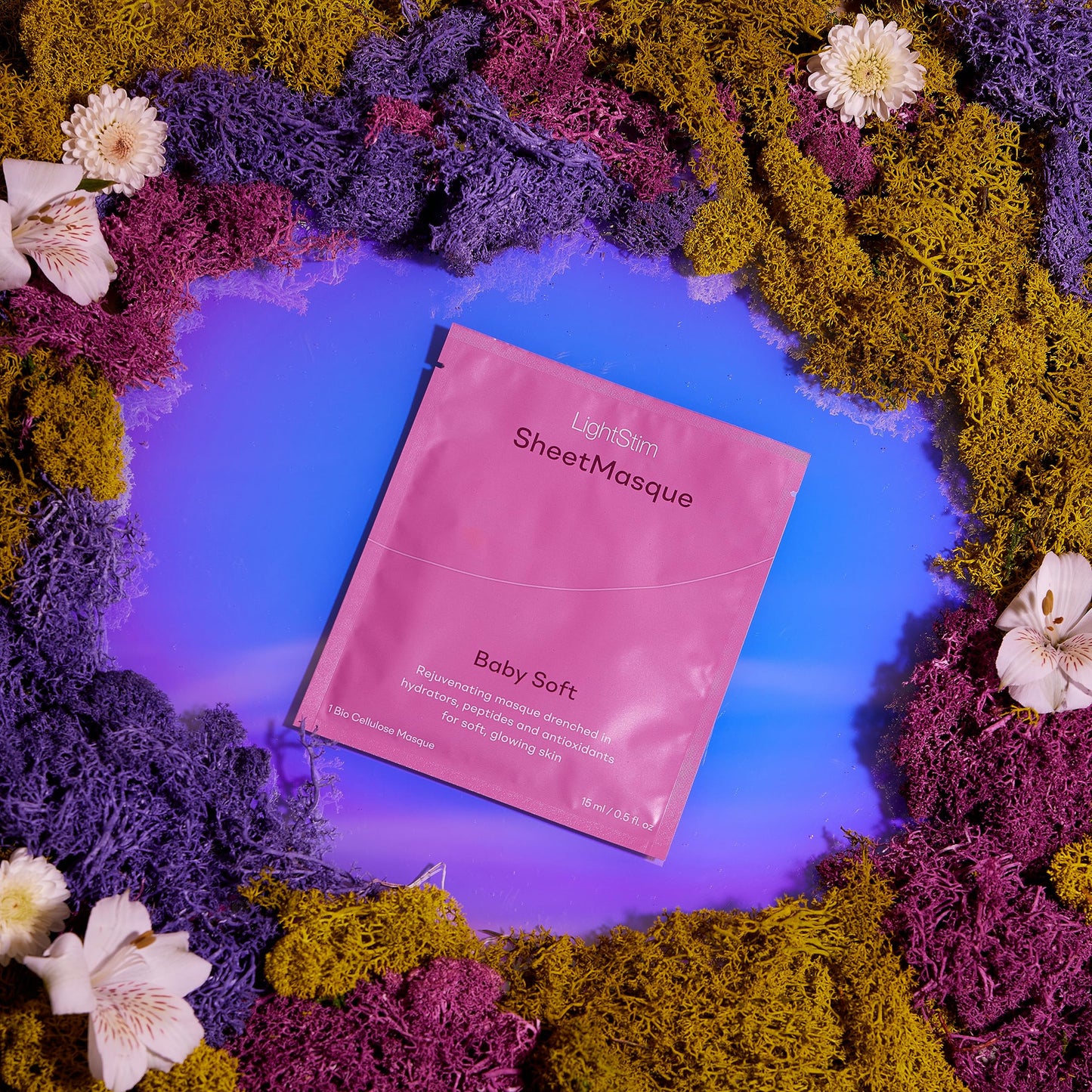 LightStim SheetMasque Rejuvenating, Breathable, Bio Cellulose Mask Drenched in Hydrators, Peptides, and Antioxidants to Soften Lines and Reduce Redness for Glowing, Healthy-Looking Skin