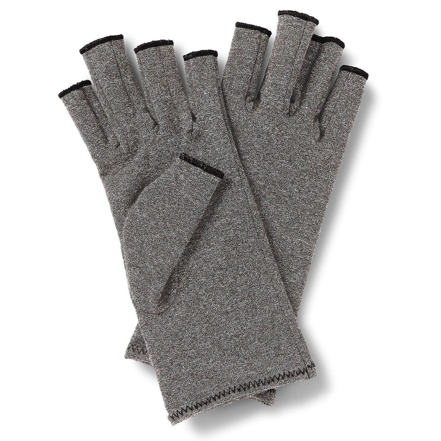 CURAD Arthritis Relief Compression Gloves, Large, Gray, 1 Pair