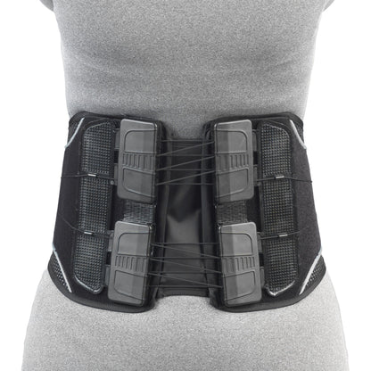 OTC Lumbosacral Back Brace, Adjustable Comfort Pull Maximum Support, Small, Black